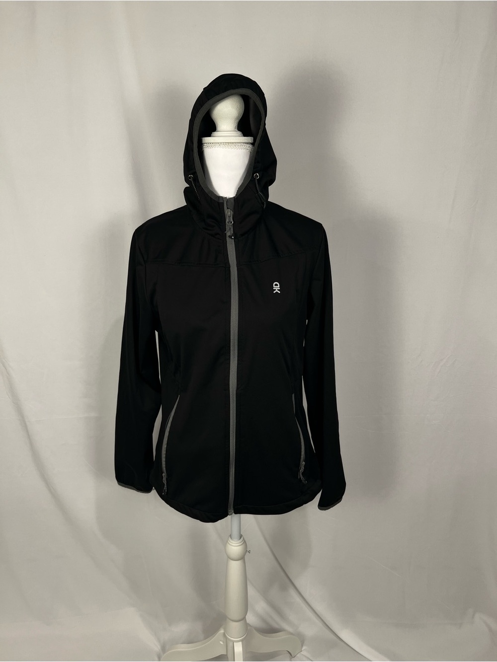 Black Hooded Softshell Jacket - Little Donkey Andy